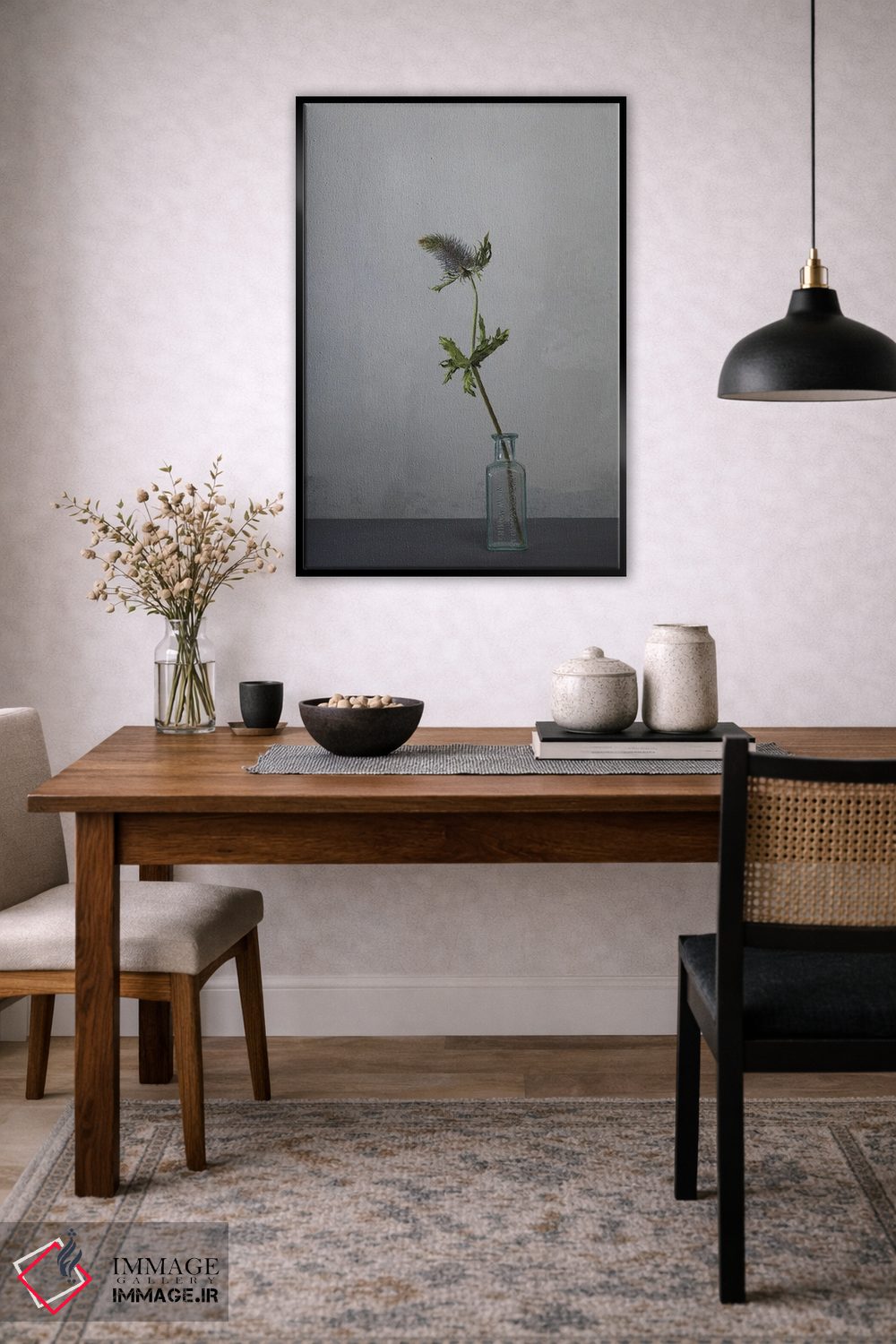 تابلو دکوراتیو سفید XXII اثر مایکل فرانک - D5B