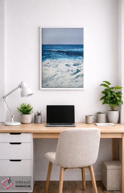 تابلو دکوراتیو موج شکسته اثر مارتینا هارتوش - D4W