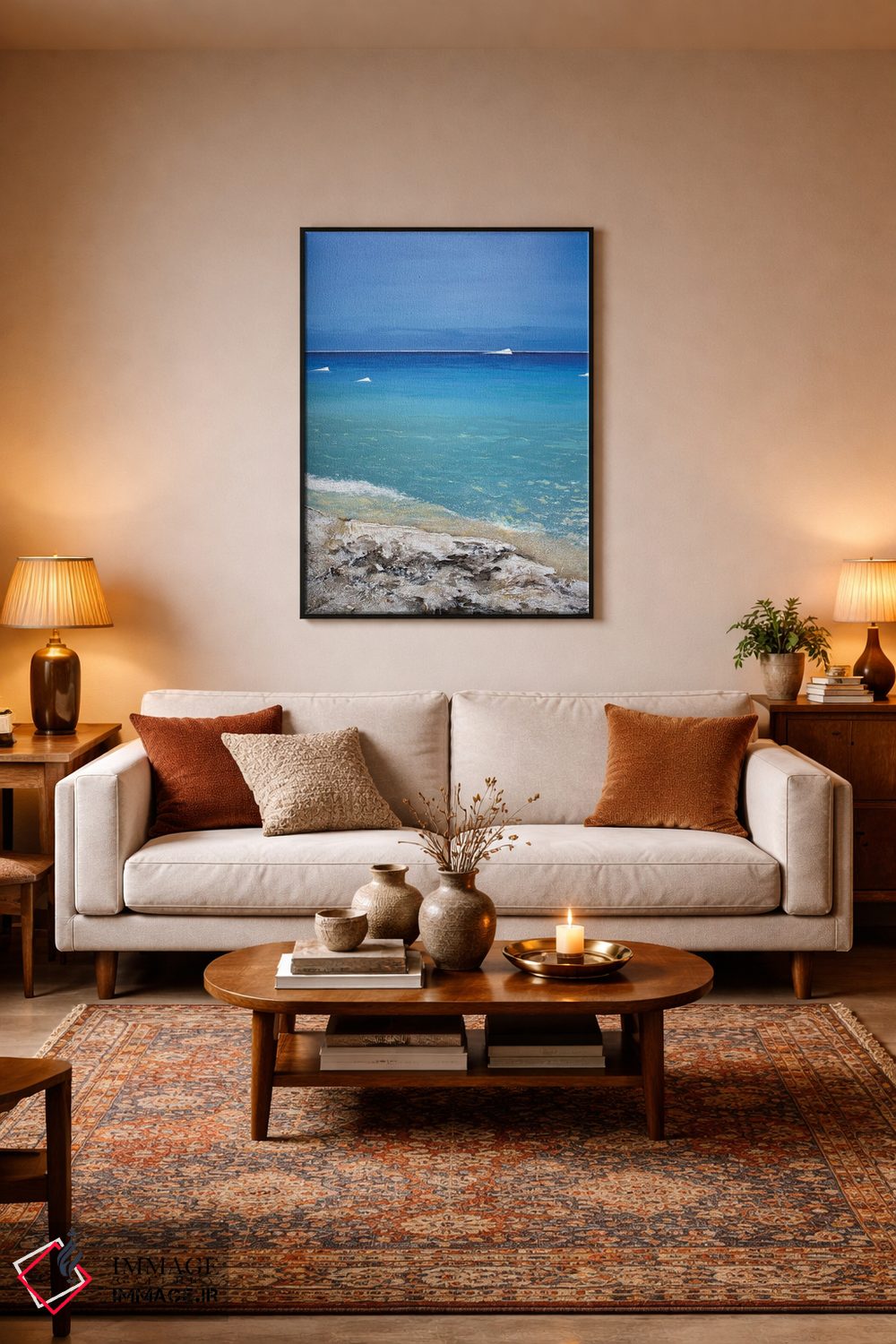 تابلو دکوراتیو آرامش اثر مارتینا هارتوش - D4B