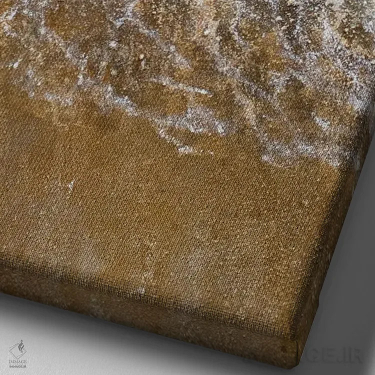 تابلو دکوراتیو موج ساحلی اثر مارتینا هارتوش - نمای نزدیک بافت بوم