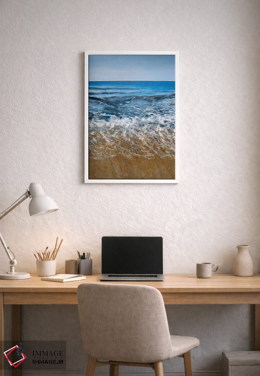 تابلو دکوراتیو موج ساحلی اثر مارتینا هارتوش - D1W
