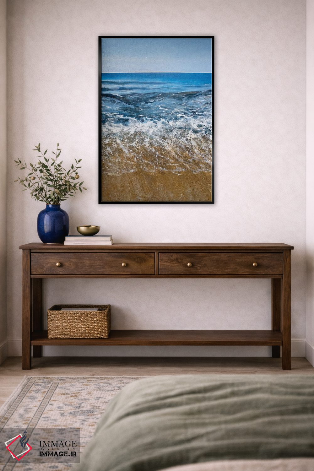 تابلو دکوراتیو موج ساحلی اثر مارتینا هارتوش - D6B