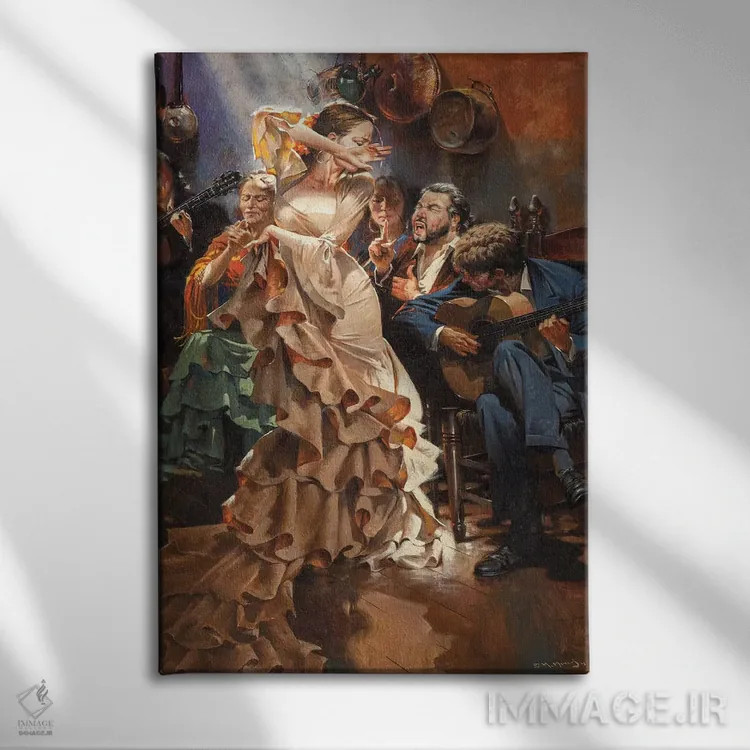 تابلو دکوراتیو صدای گرانادا اثر ماهر مرکوس - نمای روبهرو روی دیوار