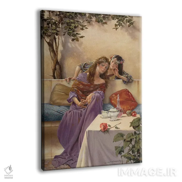 تابلو دکوراتیو زمزمه اثر ماهر مرکوس - نمای پرسپکتیو محصول