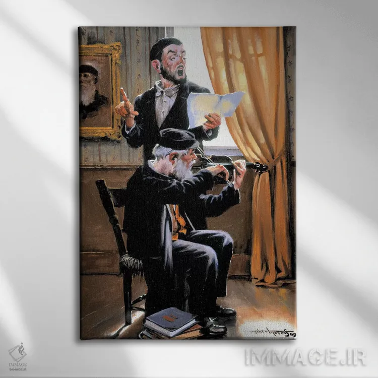 تابلو دکوراتیو صدای لهستان اثر ماهر مرکوس - نمای روبهرو روی دیوار