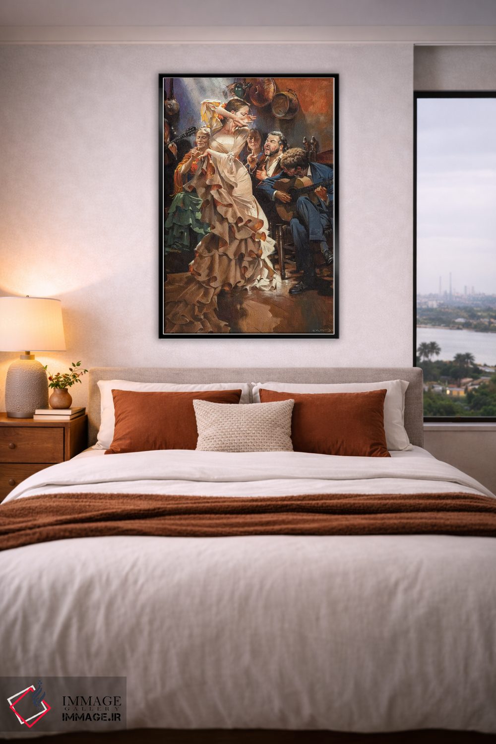 تابلو دکوراتیو صدای گرانادا اثر ماهر مرکوس - D5B