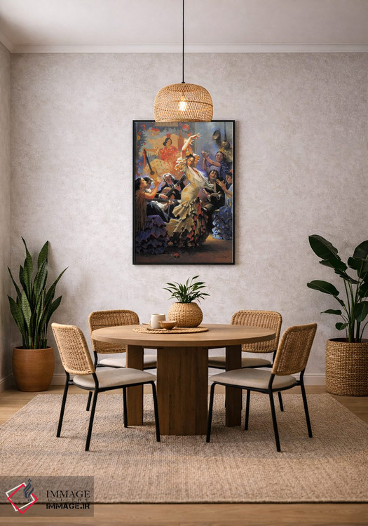 تابلو دکوراتیو وقتی می گریند، می خوانند و می رقصند اثر ماهر مرکوس - D5B