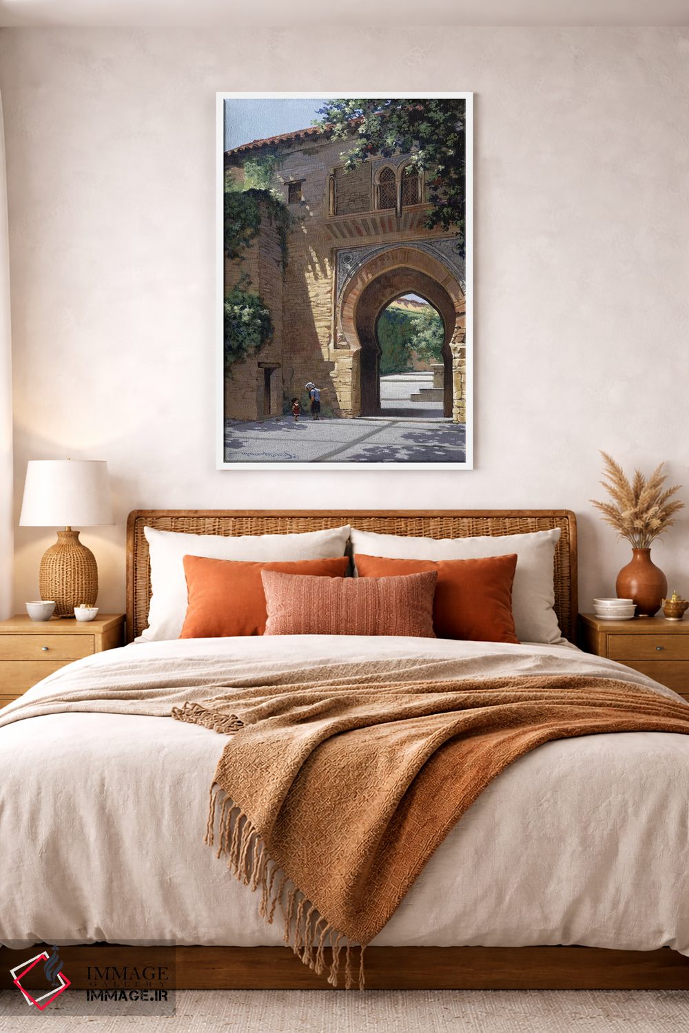 تابلو دکوراتیو دروازه الحمرا اثر ماهر مرکوس - D3W