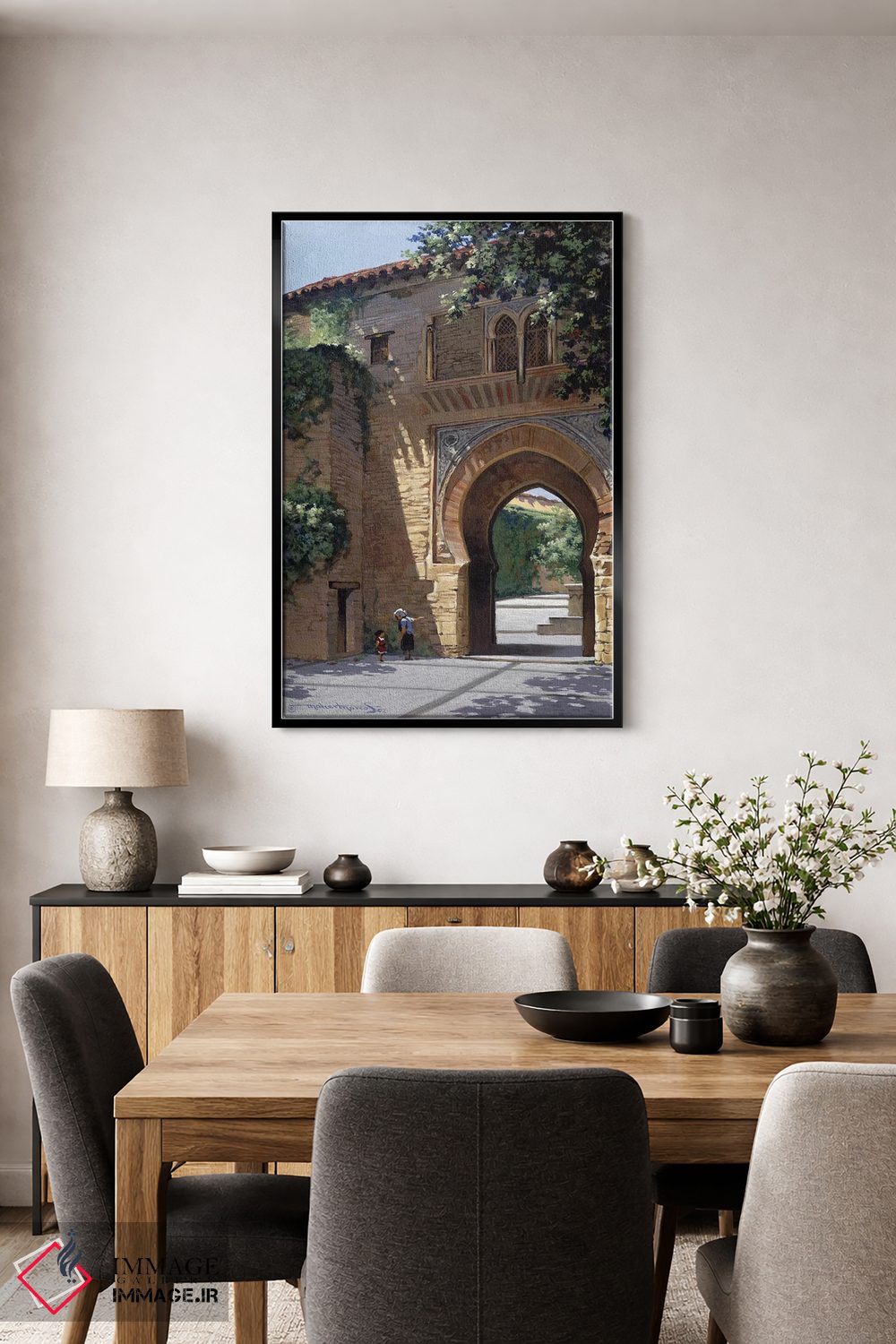 تابلو دکوراتیو دروازه الحمرا اثر ماهر مرکوس - D4B