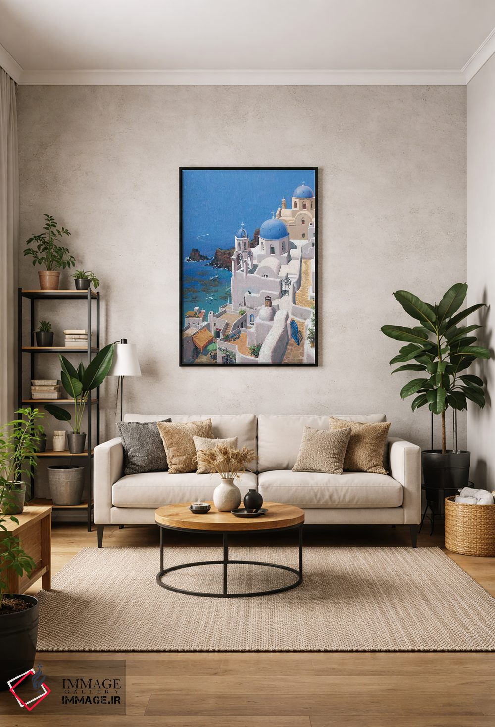 تابلو دکوراتیو بهشت یونانی اثر ماهر مرکوس - D1B