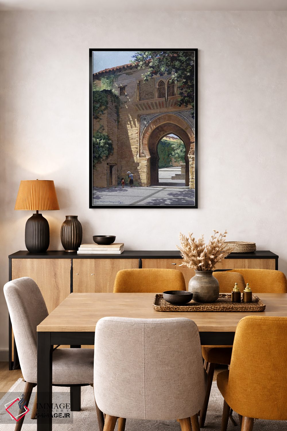 تابلو دکوراتیو دروازه الحمرا اثر ماهر مرکوس - D6B