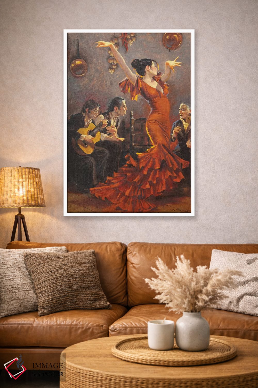 تابلو دکوراتیو بیشتر مرا لمس کن اثر ماهر مرکوس - D2W