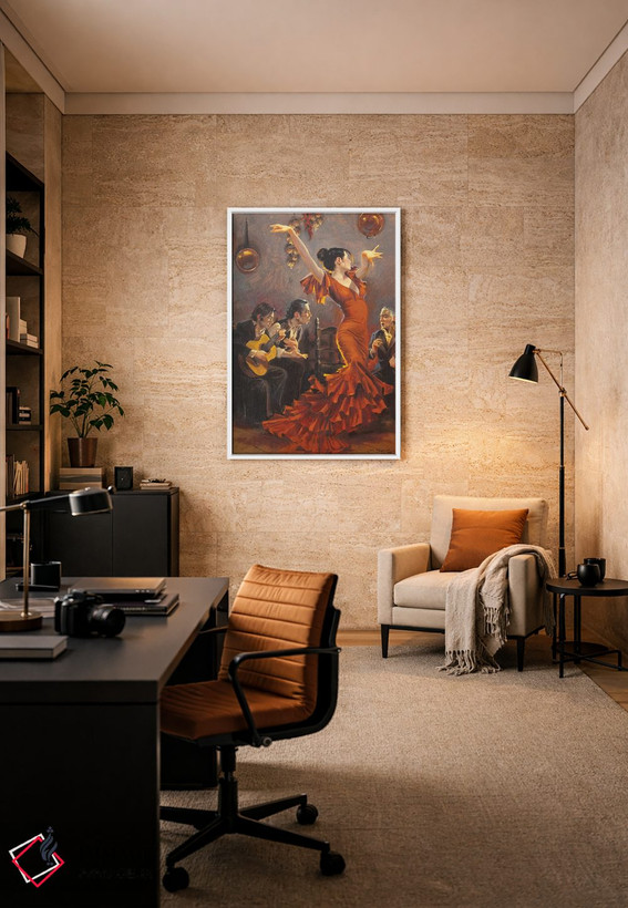 تابلو دکوراتیو بیشتر مرا لمس کن اثر ماهر مرکوس - D6W