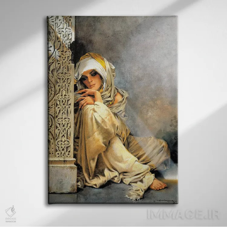 تابلو دکوراتیو یادبود اثر ماهر مرکوس - نمای روبهرو روی دیوار