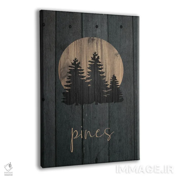 تابلو دکوراتیو جنگل وحشی III اثر ملودی هوگان - نمای پرسپکتیو محصول