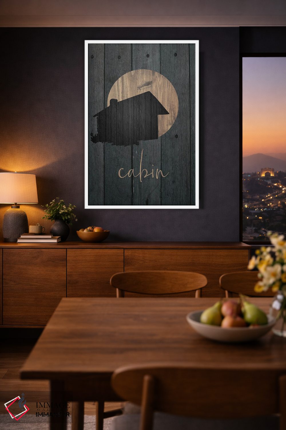 تابلو دکوراتیو جنگل وحشی II اثر ملودی هوگان - D2W