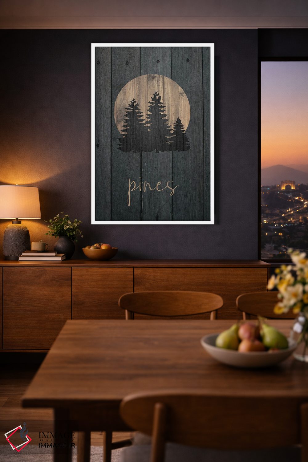 تابلو دکوراتیو جنگل وحشی III اثر ملودی هوگان - D1W