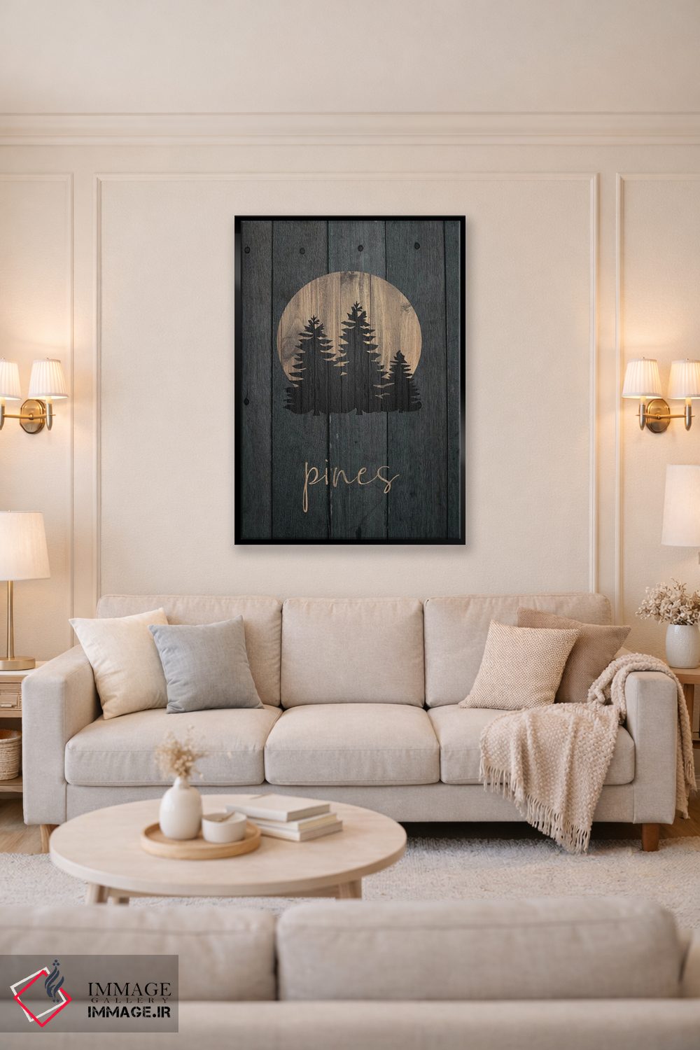 تابلو دکوراتیو جنگل وحشی III اثر ملودی هوگان - D4B