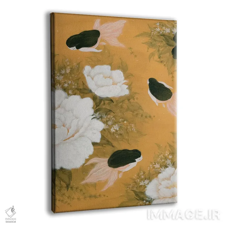 تابلو دکوراتیو پری ماهی طلایی اثر مارتین هسو - نمای پرسپکتیو محصول