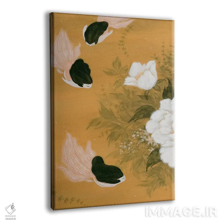 تابلو دکوراتیو پری ماهی طلایی اثر مارتین هسو - نمای پرسپکتیو محصول