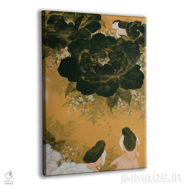 تابلو دکوراتیو پری ماهی طلایی اثر مارتین هسو - نمای پرسپکتیو محصول