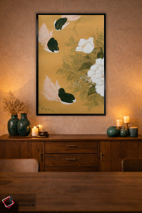 تابلو دکوراتیو پری ماهی طلایی اثر مارتین هسو - D1B