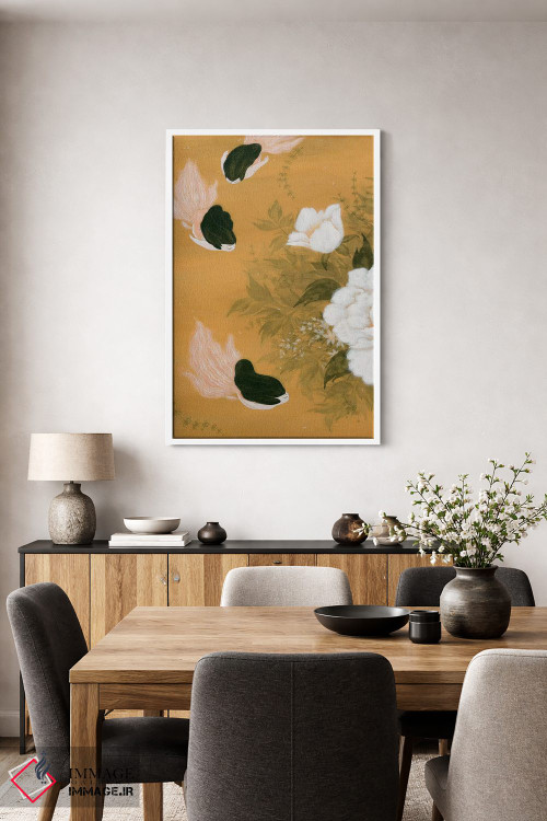 تابلو دکوراتیو پری ماهی طلایی اثر مارتین هسو - D2W