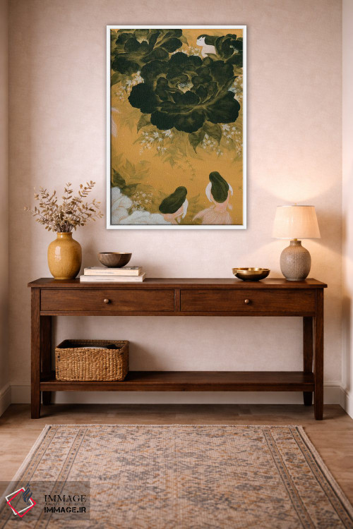 تابلو دکوراتیو پری ماهی طلایی اثر مارتین هسو - D2W