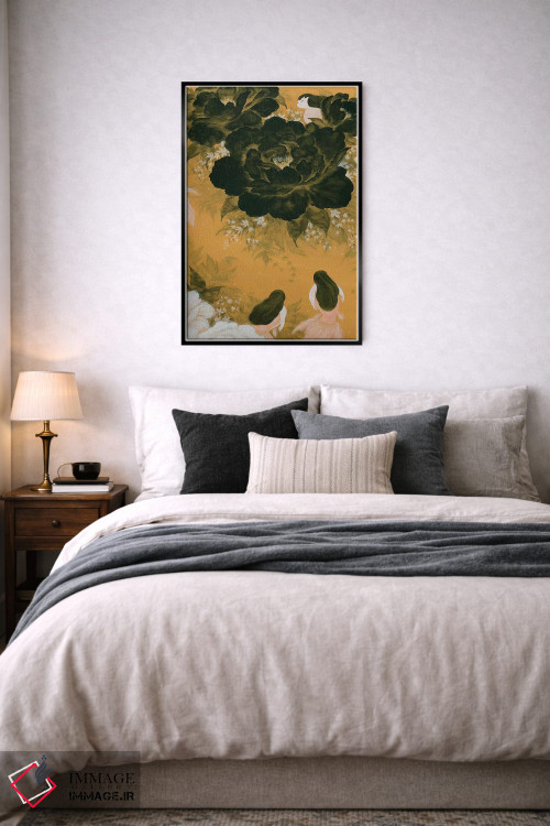 تابلو دکوراتیو پری ماهی طلایی اثر مارتین هسو - D5B