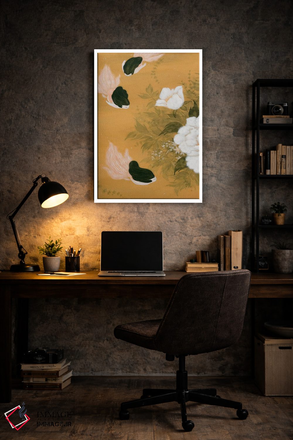 تابلو دکوراتیو پری ماهی طلایی اثر مارتین هسو - D6W