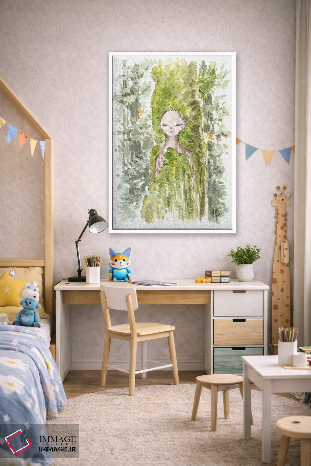 تابلو دکوراتیو الهه اثر مارتین هسو - D2W