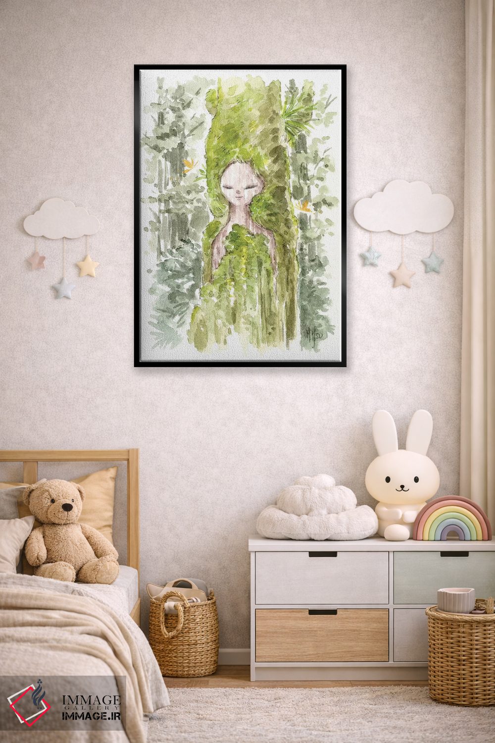 تابلو دکوراتیو الهه اثر مارتین هسو - D6B