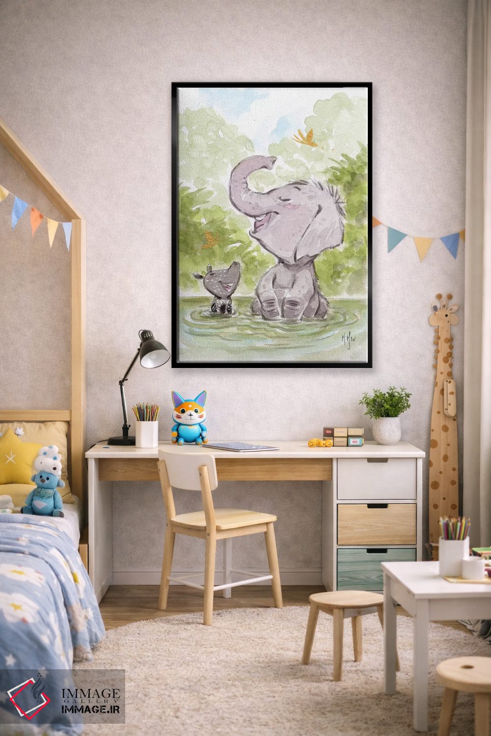 تابلو دکوراتیو بازی اثر مارتین هسو - D2B