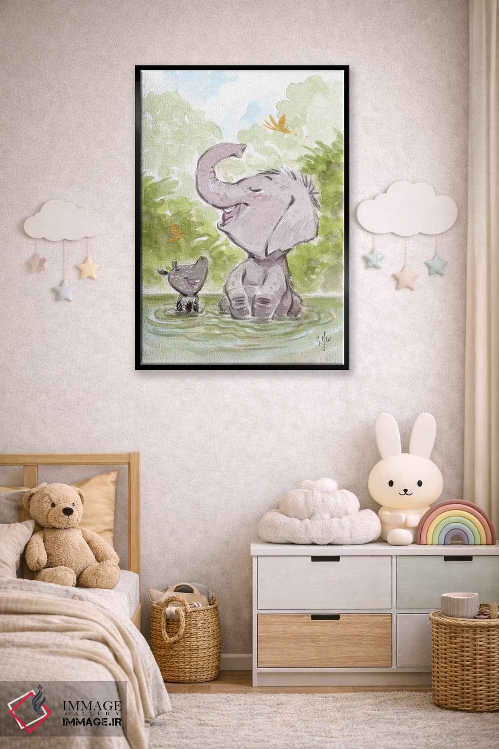 تابلو دکوراتیو بازی اثر مارتین هسو - D5B