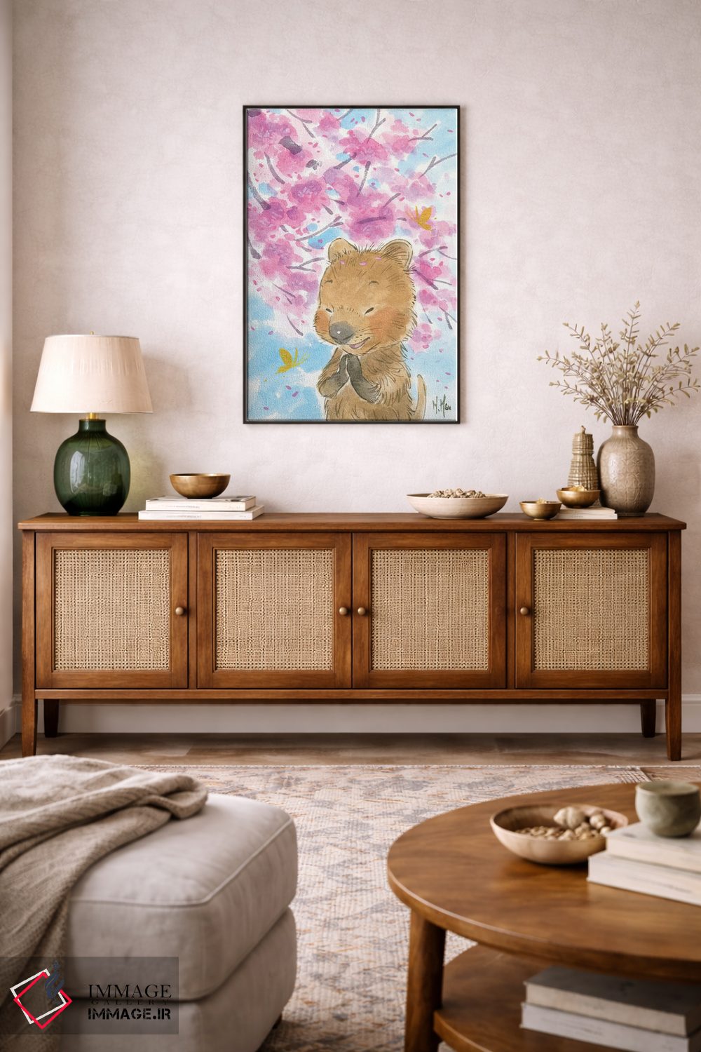 تابلو دکوراتیو کوآکای شکوفه گیلاس اثر مارتین هسو - D5B