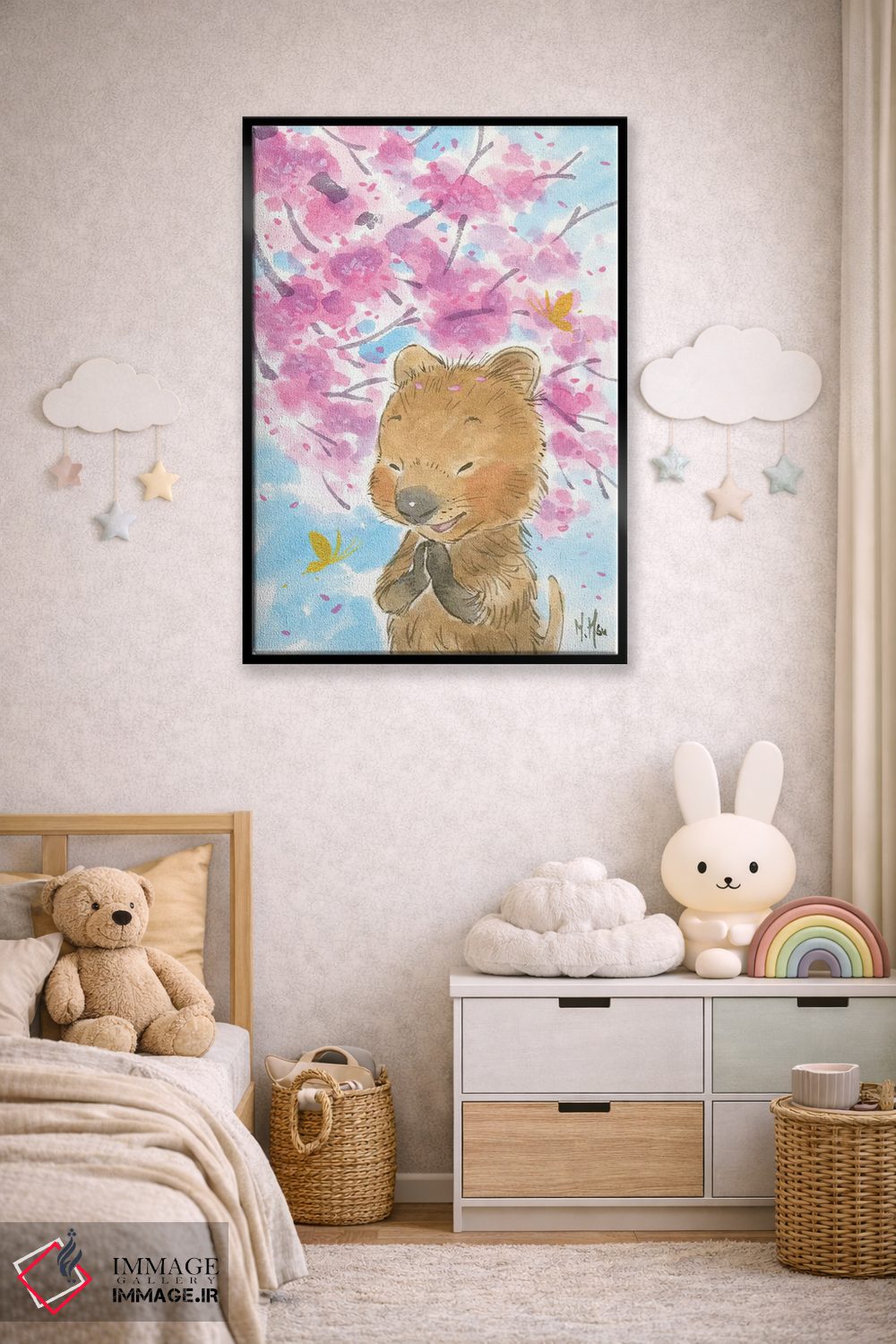 تابلو دکوراتیو کوآکای شکوفه گیلاس اثر مارتین هسو - D6B