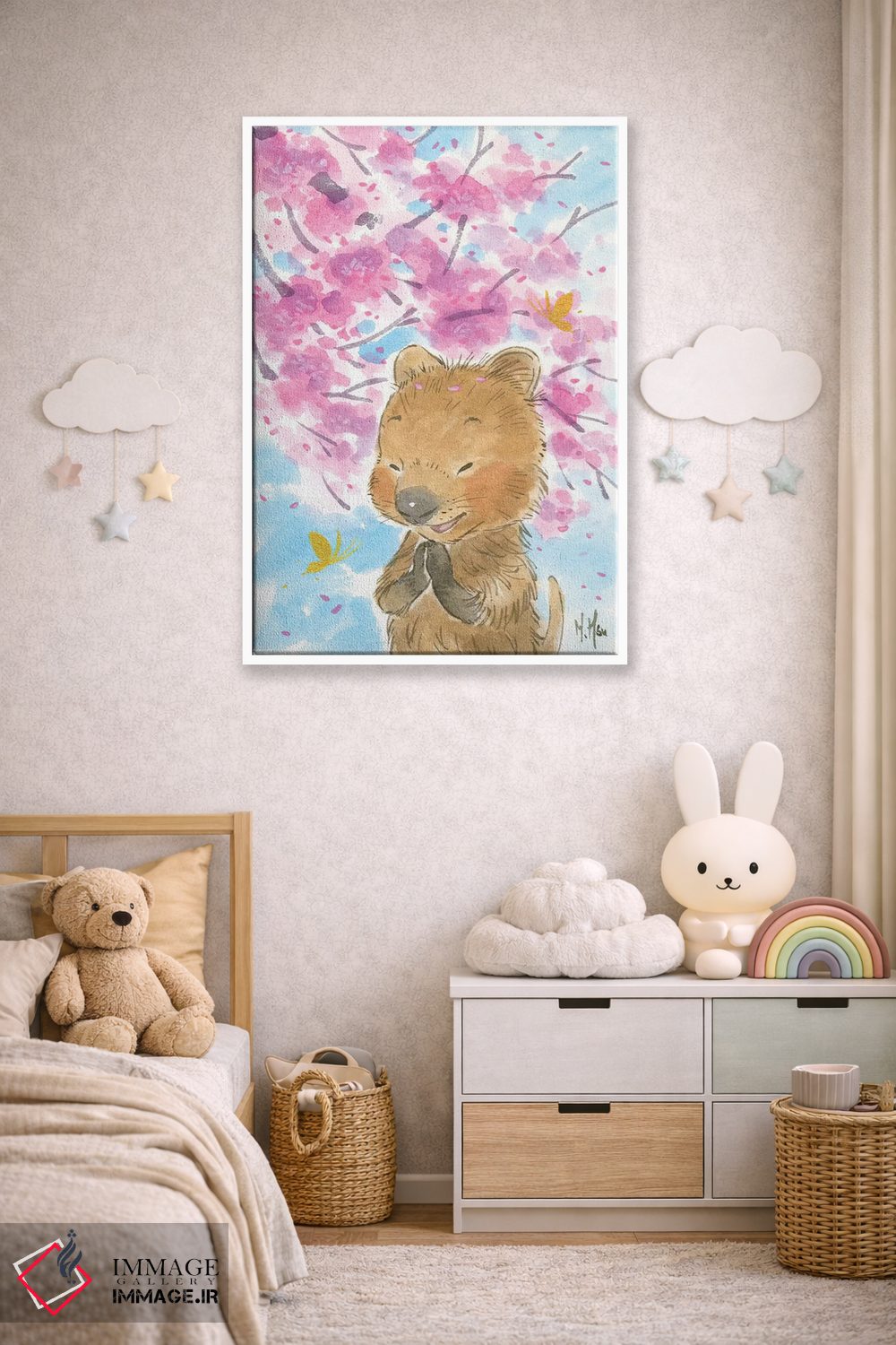 تابلو دکوراتیو کوآکای شکوفه گیلاس اثر مارتین هسو - D4W