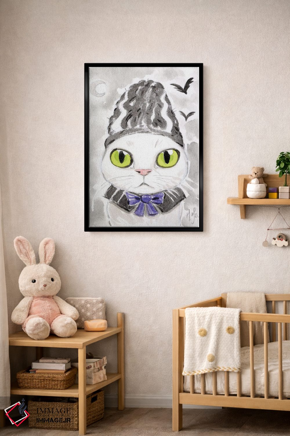 تابلو دکوراتیو گربه اثر مارتین هسو - D5B