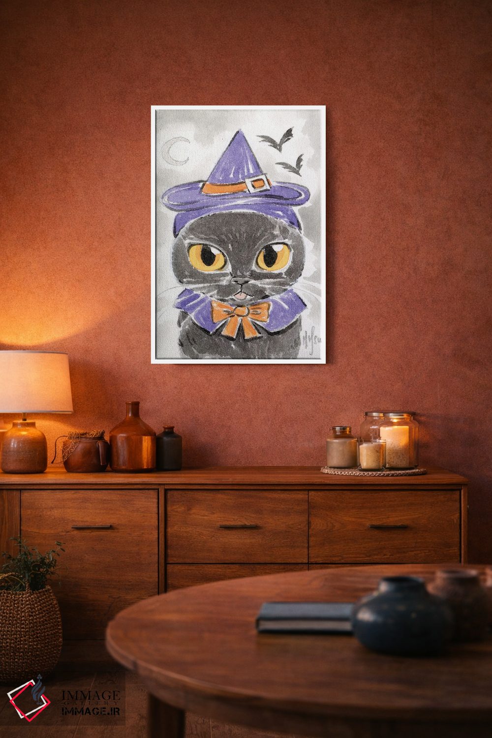 تابلو دکوراتیو گربه اثر مارتین هسو - D4W