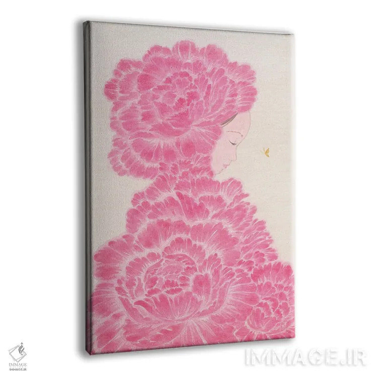 تابلو دکوراتیو شکوفه روز اثر مارتین هسو - نمای پرسپکتیو محصول