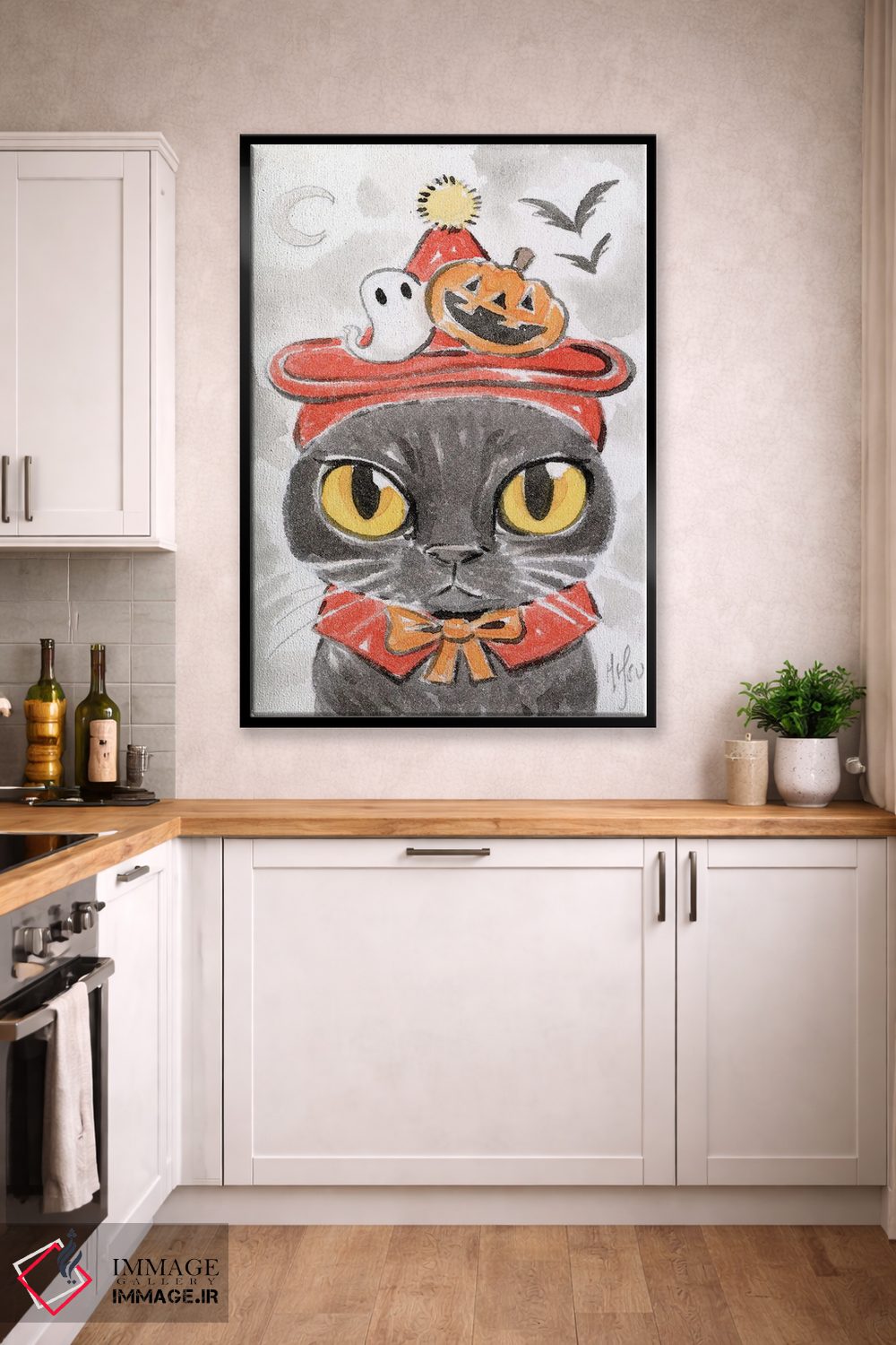 تابلو دکوراتیو گربه اثر مارتین هسو - D4B