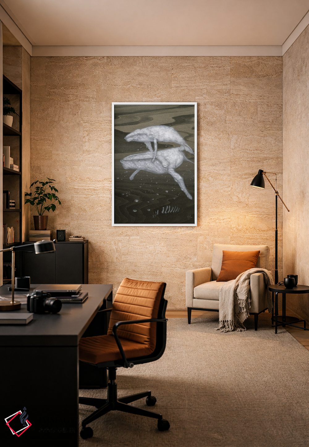 تابلو دکوراتیو عبور ایمن اثر مارتین هسو - D5W