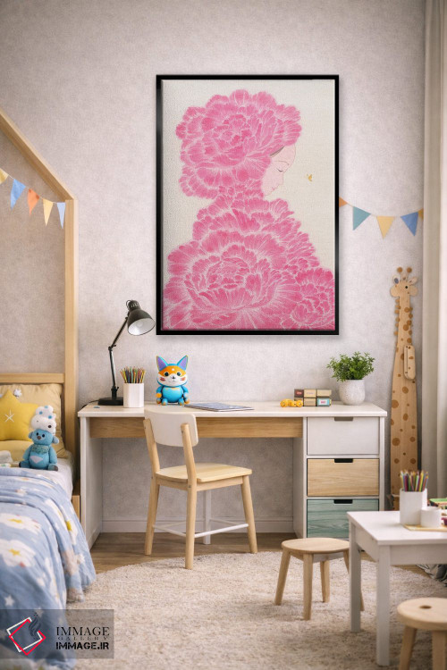 تابلو دکوراتیو شکوفه روز اثر مارتین هسو - D2B