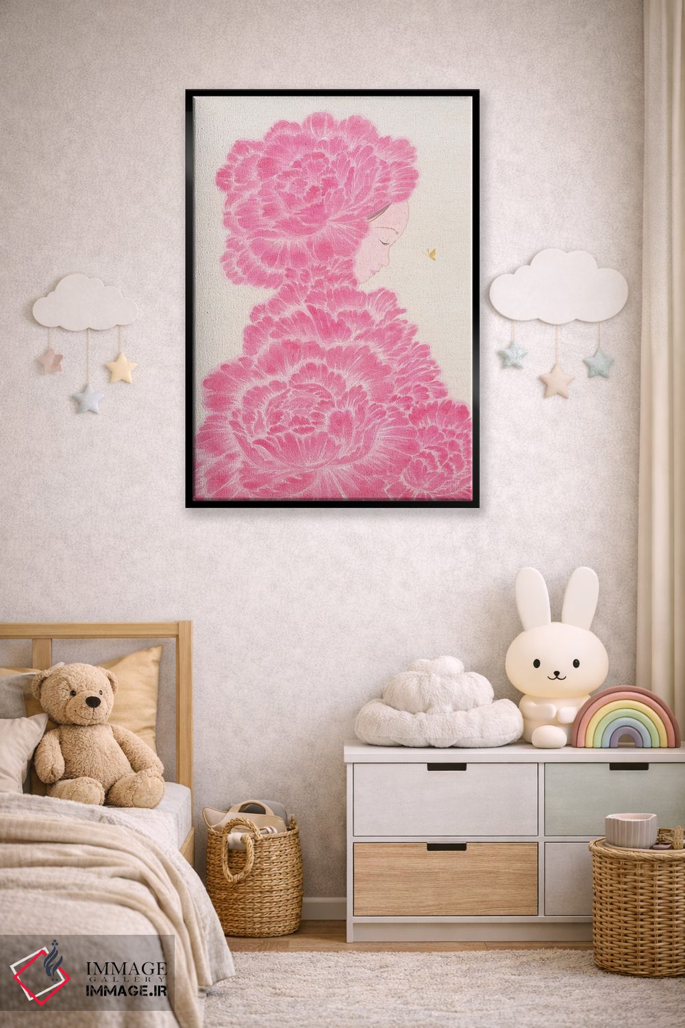 تابلو دکوراتیو شکوفه روز اثر مارتین هسو - D6B