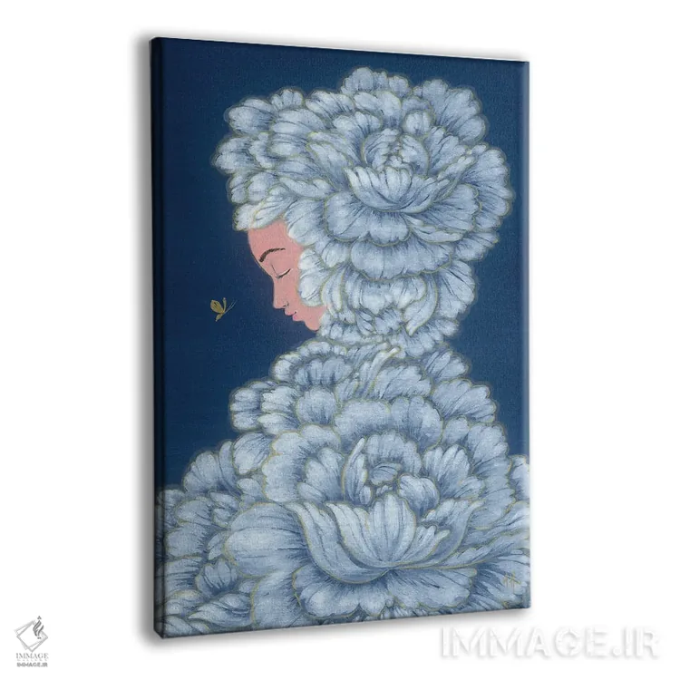 تابلو دکوراتیو شکوفه شب اثر مارتین هسو - نمای پرسپکتیو محصول