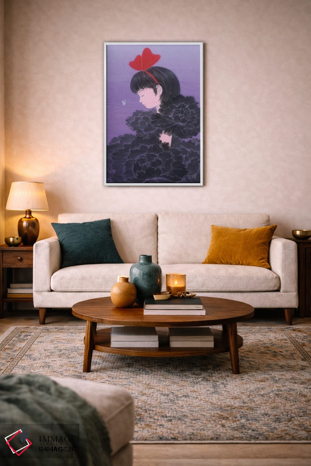 تابلو دکوراتیو رقص ماه اثر مارتین هسو - D3W