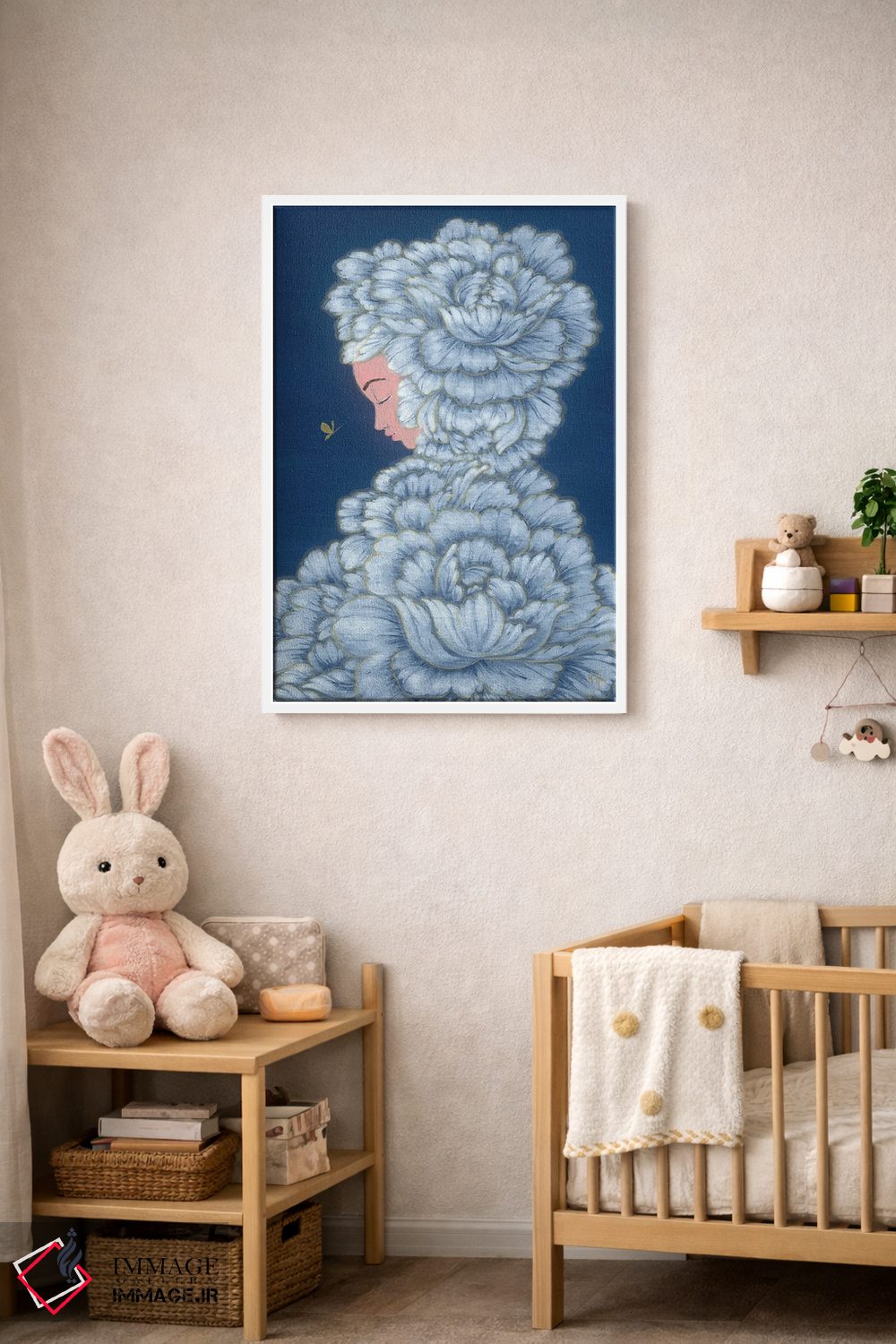 تابلو دکوراتیو شکوفه شب اثر مارتین هسو - D2W