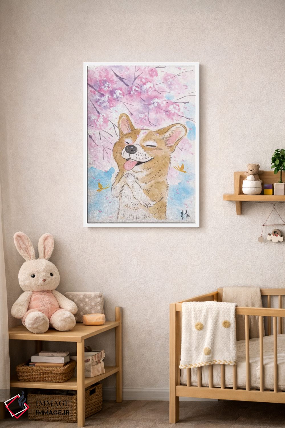 تابلو دکوراتیو آرزوی شکوفه های گیلاس اثر مارتین هسو - D3W