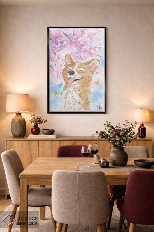 تابلو دکوراتیو آرزوی شکوفه های گیلاس اثر مارتین هسو - D6B