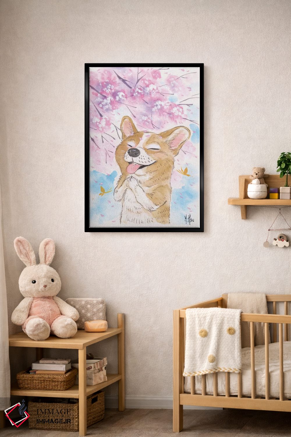 تابلو دکوراتیو آرزوی شکوفه های گیلاس اثر مارتین هسو - D5B